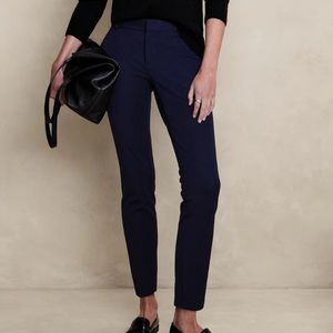 Banana Republic Navy Blue Sloan Ankle Pants - 00P
